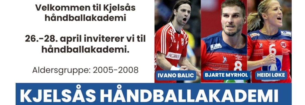 Kjelsås håndballakademi med Ivano Balic, Bjarte Myrhol og Heidi Løke